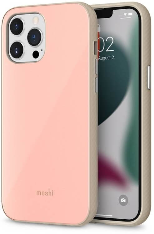 Чохол-накладка Moshi iGlaze Slim Hardshell Case Dahlia Pink для iPhone 13 Pro Max